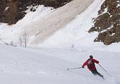 Scialpinistica di primavera in 24 CAI-Albino da Lizzola allo Spallone (2687 m.) del Tre Confini il 28 marzo 2010 -  FOTOGALLERY